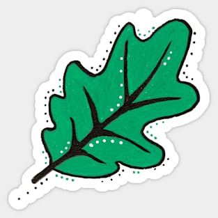 Leaf it out! Sticker